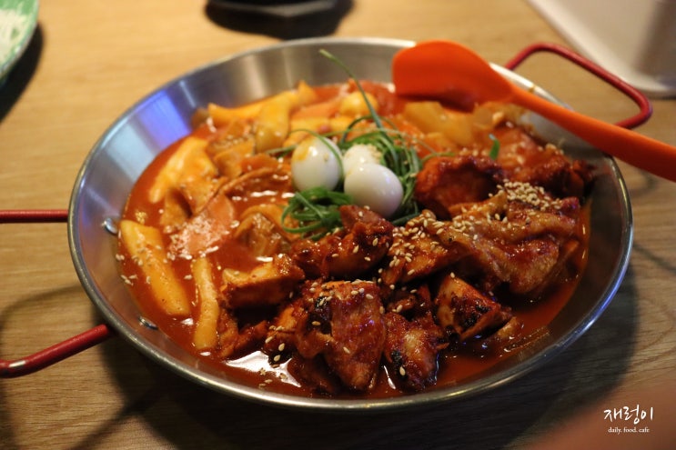  청주 율량동 맛집, 통불 옛날통닭과 떡볶이의 만남