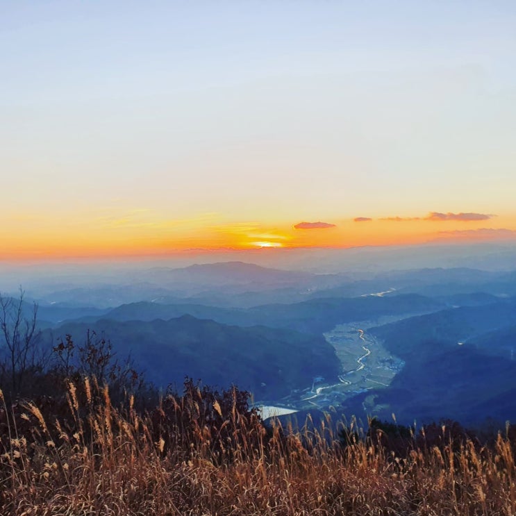  #경남의령 한우산 일몰