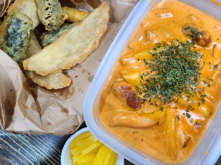  성남모란떡볶이 포장/배달전문 빨간토끼떡볶이 먹방 후기