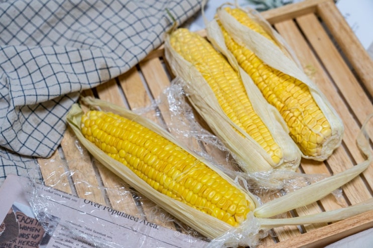 초당옥수수 쉽게 삶는 법(전자레인지도 ok) 칼로리와 효능까지~