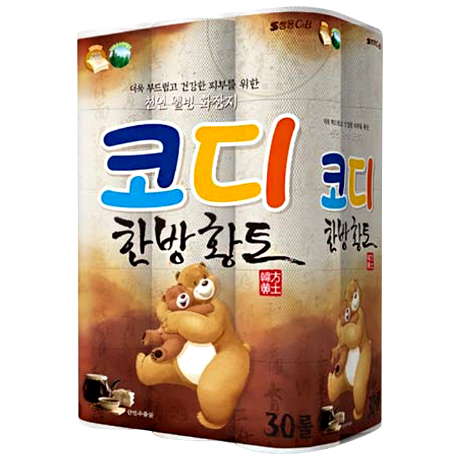 잘나가는 코디 한방황토 천연펄프 3겹 롤화장지 25 m, 30롤, 1팩 추천해요 잘나가는 코디 한방황토 천연펄프 3겹 롤화장지 25 m, 30롤, 1팩 추천해요
