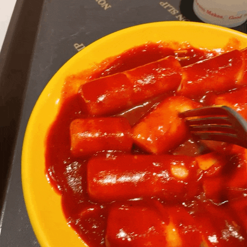  한티역 맛집, 롯데백화점 강남점 다리집 떡볶이 & 오징어튀김 혼밥도 가능!