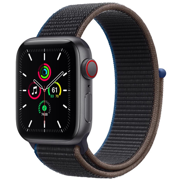 잘나가는 Apple 애플워치 SE, GPS+Cellular, 스페이스 그레이 알루미늄 케이스, 차콜 스포츠 루프 ··· 잘나가는 Apple 애플워치 SE, GPS+Cellular, 스페이스 그레이 알루미늄 케이스, 차콜 스포츠 루프 ···
