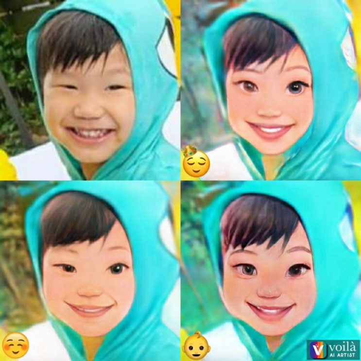  Voila 어플로 꾸르잼 디즈니 카툰 필터놀이 해봐요 >_<
