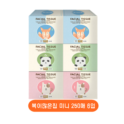 최근 인기있는 복이많은집 미니 반반 사각 미용티슈 각티슈 250매 6입 1팩 100% 천연펄프 좋아요 최근 인기있는 복이많은집 미니 반반 사각 미용티슈 각티슈 250매 6입 1팩 100% 천연펄프 좋아요
