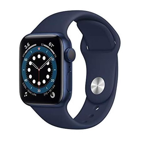 많이 찾는 [아마존베스트]New AppleWatch Series 6 (GPS 40mm) - Blue Aluminum Case with Deep Navy Sport Band, 상세