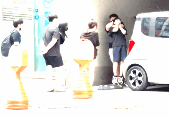  요즘 중딩들 기절놀이