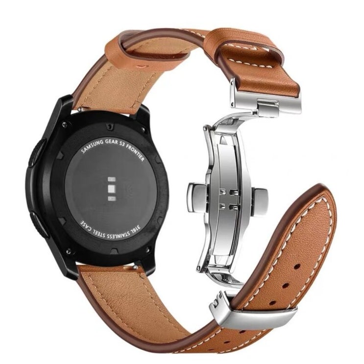 인기 많은 삼성 갤럭시 워치 메탈 스트랩 밴드 줄 시계 46mm 가죽, galaxywatch341mm개, 브라운-실버버튼 ··· 인기 많은 삼성 갤럭시 워치 메탈 스트랩 밴드 줄 시계 46mm 가죽, galaxywatch341mm개, 브라운-실버버튼 ···