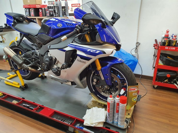  YZF-R1 2016 - 첫 오일교환, 오일타이머 방문