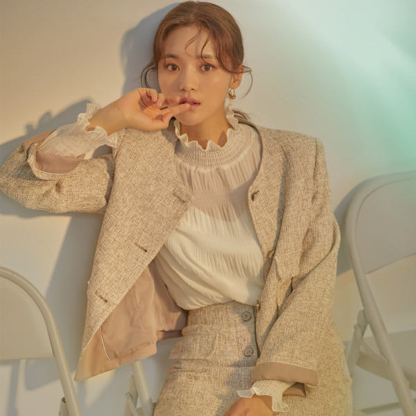  가성비 뛰어난 로엠 (셋업) 트위드 자켓 RMJKA4903A (2colors) ···