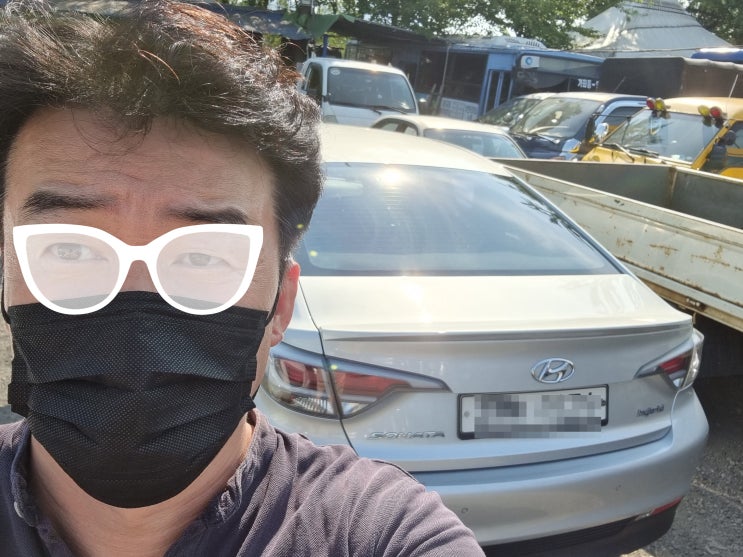  lf 쏘나타 하이브리드 중고, 이런 경우는 헤이딜러보다 수출 가격이 좋네요!