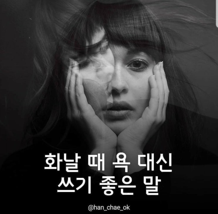  화날 때 욕대신 쓰기 좋은말