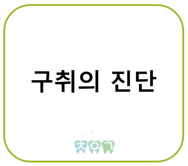  입에서 냄새가 나는 이유 : 구취의 진단