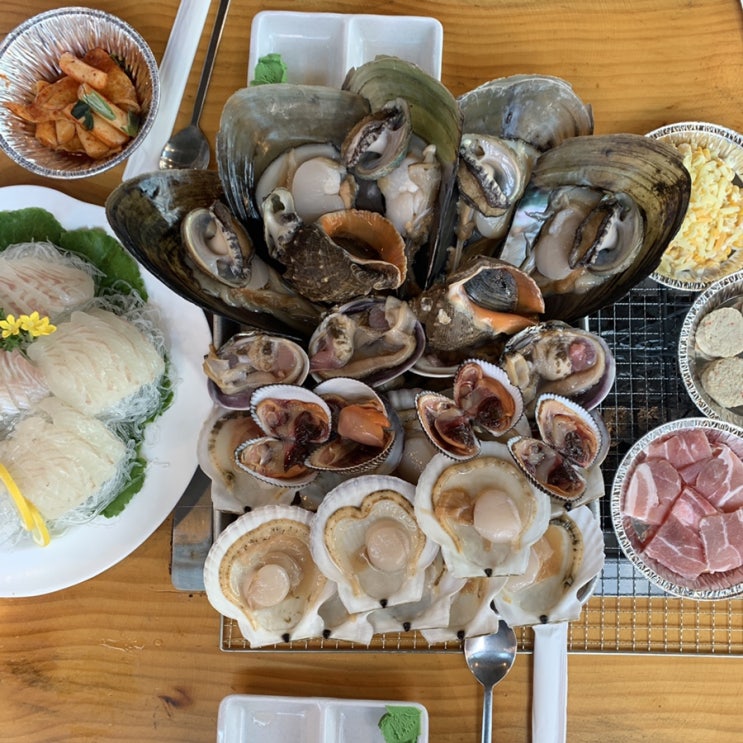  대천 조개팩토리 조개구이 맛집 커플세트