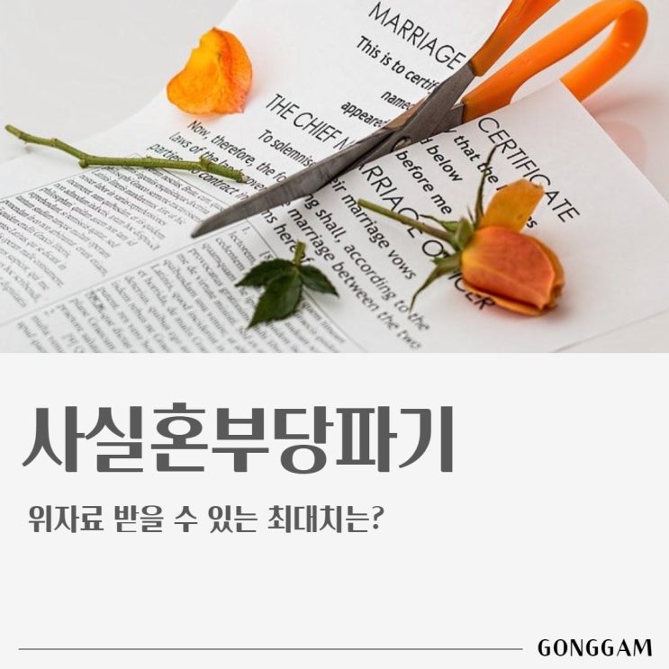 사실혼부당파기 위자료, 그 최대치는? 사실혼부당파기 위자료, 그 최대치는?