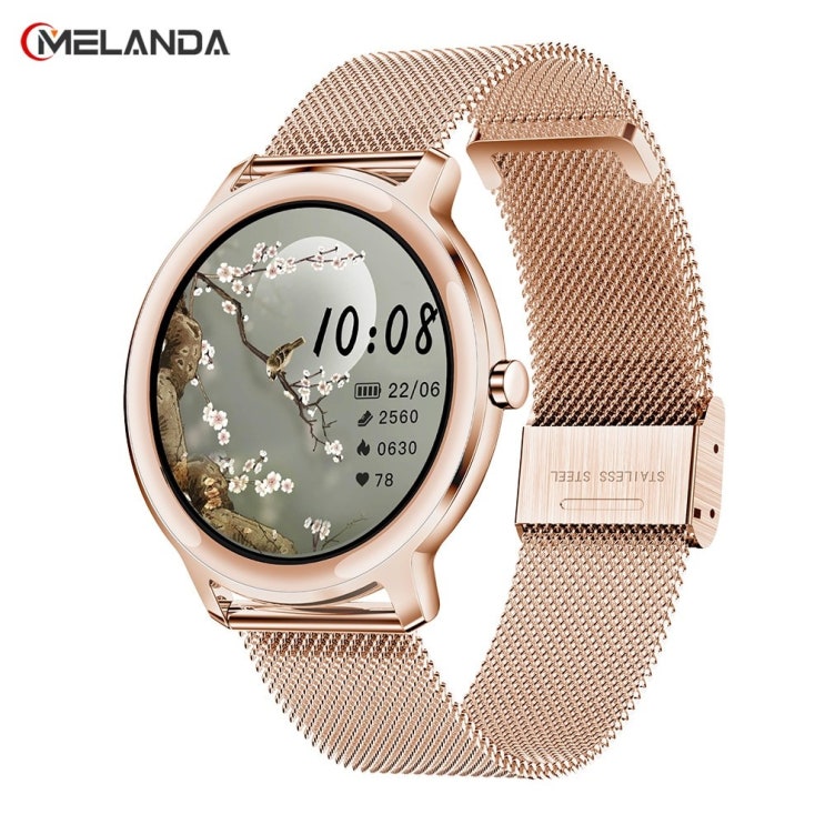 잘팔리는 슈퍼 슬림 패션 여성 스마트 워치 2020 전체 터치 라운드 화면 Smartwatch 여자 심박 측정기 안드로이드에 대한 IOS|스마트 시계| ··· 잘팔리는 슈퍼 슬림 패션 여성 스마트 워치 2020 전체 터치 라운드 화면 Smartwatch 여자 심박 측정기 안드로이드에 대한 IOS|스마트 시계| ···