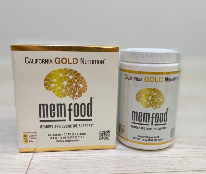 MEM Food, Memory & Cognitive Support, 60 Packets, 0.3 oz (8.5 g) Each,  California Gold Nutrition