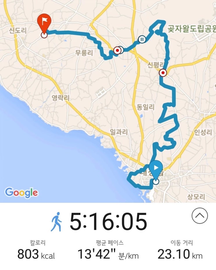  [제주여행/올레길종주] 올레 13일차(11코스, 12코스 절반)