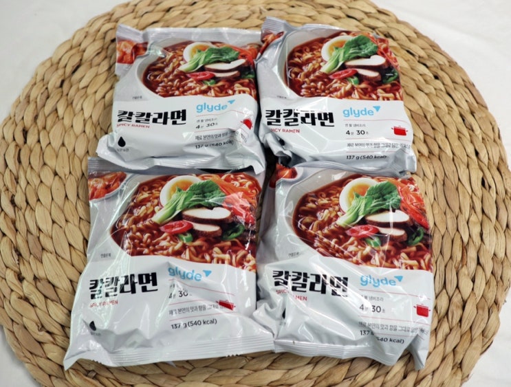  글라이드 glyde 칼칼라면 프리미엄 육수의 내공 속시원한 맛