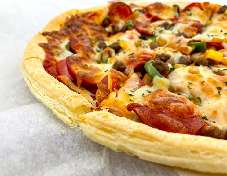피자시트 피자도우 이용해서 간편하게 집에서 피자만들기
