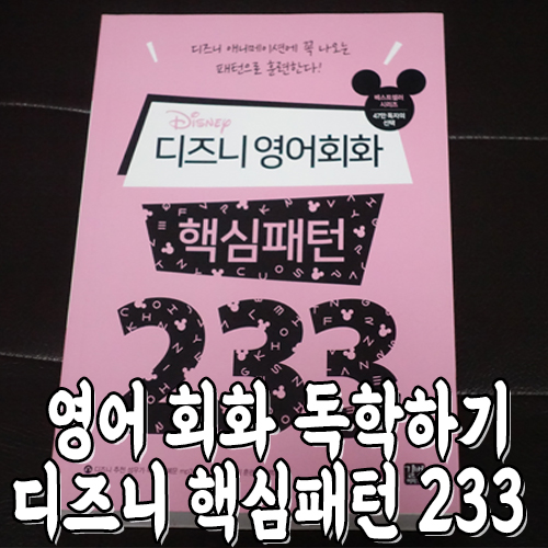  영어회화 공부 디즈니 영어 회화 핵심패턴 233으로 문법 독학하기