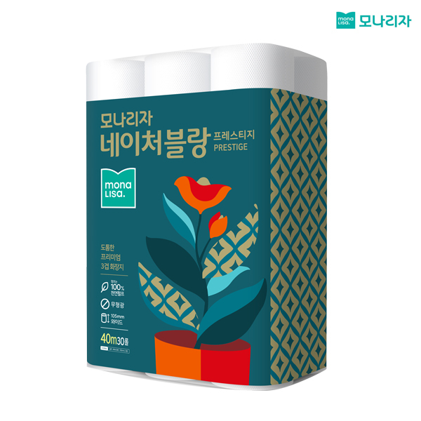 리뷰가 좋은 모나리자 네이처블랑 프레스티지 40m 30롤 X 1팩 잘녹는 고급화장지, 1개, 1개 추천해요 리뷰가 좋은 모나리자 네이처블랑 프레스티지 40m 30롤 X 1팩 잘녹는 고급화장지, 1개, 1개 추천해요