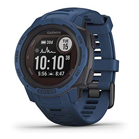 선호도 높은 Garmin Instinct Solar Solar-Powered Rugged Outdoor Smartwatch Built-in Sports Apps and Health