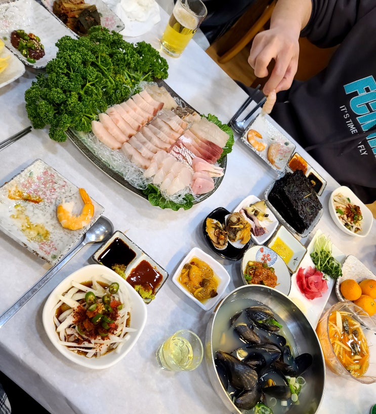  여수여행/여수맛집 송백 <선어회맛집, 가성비 퀄리티 굿!>
