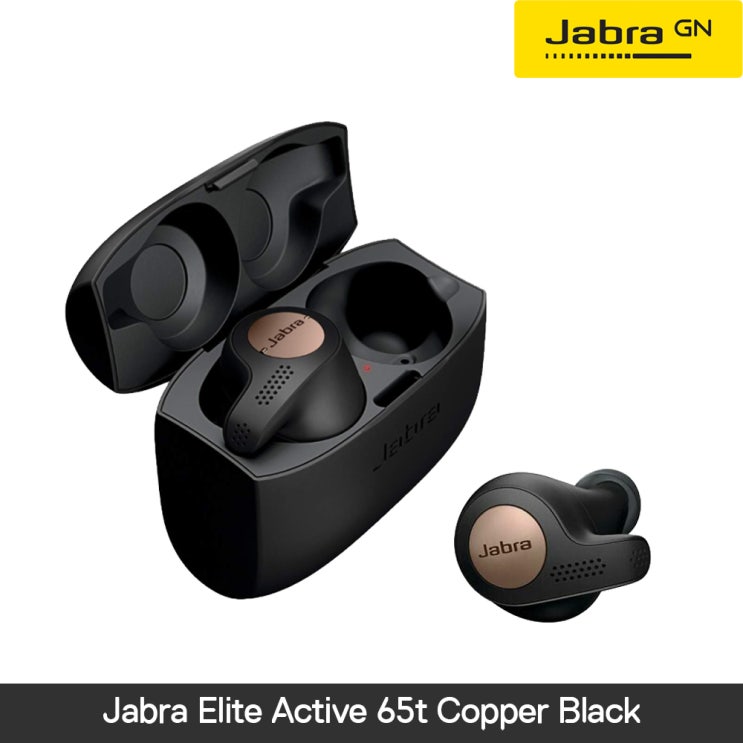 인기 급상승인 [사은품증정][자브라] Jabra Elite Active 65t 블랙 블루투스 완전 무선 이어폰 방수지원 ···