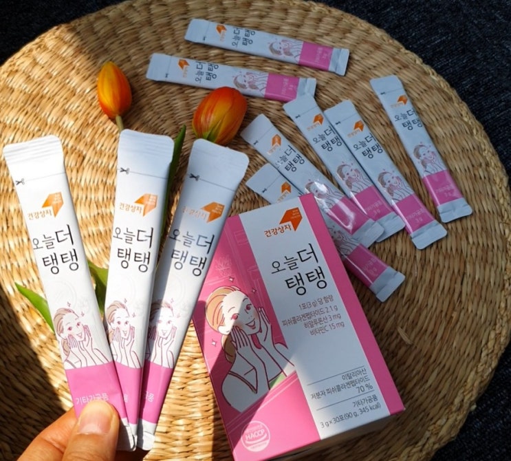  [저분자 콜라겐] 건강상자 오늘 더 탱탱 먹으면서 피부관리 해요:))