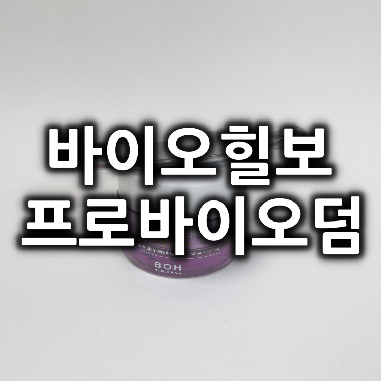  30대 탄력관리 바이오힐보 프로바이오덤 내돈내산