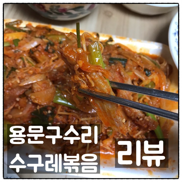  대전 가장동 용문수구리 수구레볶음 깔끔리뷰