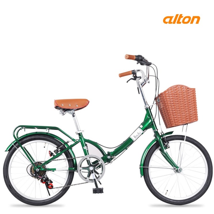 인기 급상승인 알톤 보뚜F 접이식 미니벨로 자전거, 150cm, 보뚜F - 그린+미조립 ···