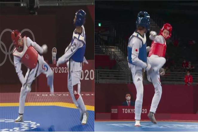 한국 <b>태권도</b> 첫날 '노골드' 위기, <b>장준</b>만 <b>동메달</b> 결정전으로