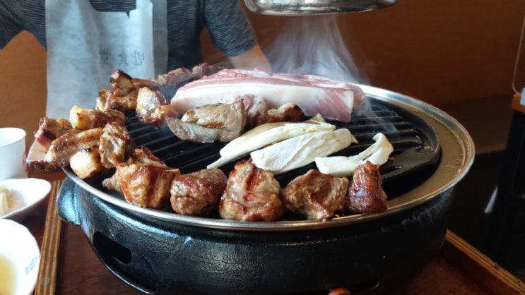  감탄했던 망포역 고기집