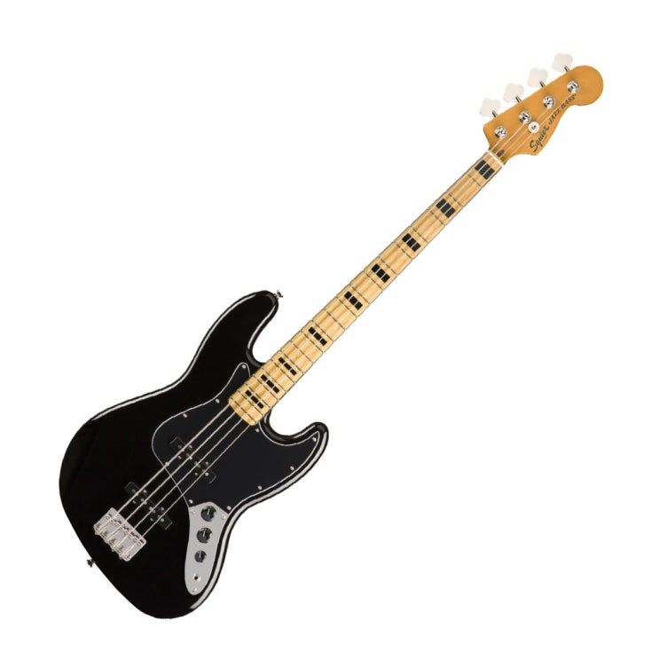 최근 많이 팔린 스콰이어 CLASSIC VIBE 70s Jazz Bass Maple 베이스 기타 + 구성품 11종 세트, BLACK(기타), 랜덤발송(카포, 융), 흰색(픽크),