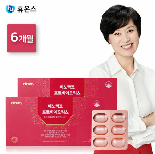  엘루비 메노락토 프로바이오틱스 효능/박미선 갱년기유산균