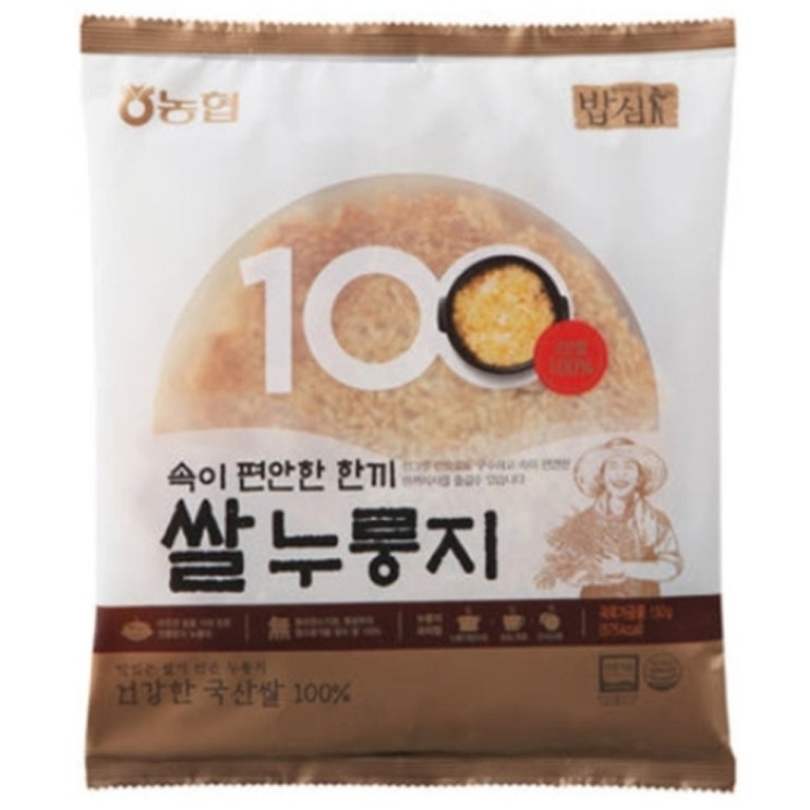 후기가 좋은 농협 밥심 쌀누룽지 150g, 농협밥심쌀누룽지150g ···