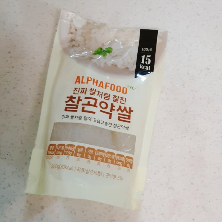  알파푸드 찰곤약쌀 - 다이어트용 곤약쌀 내돈내산 후기