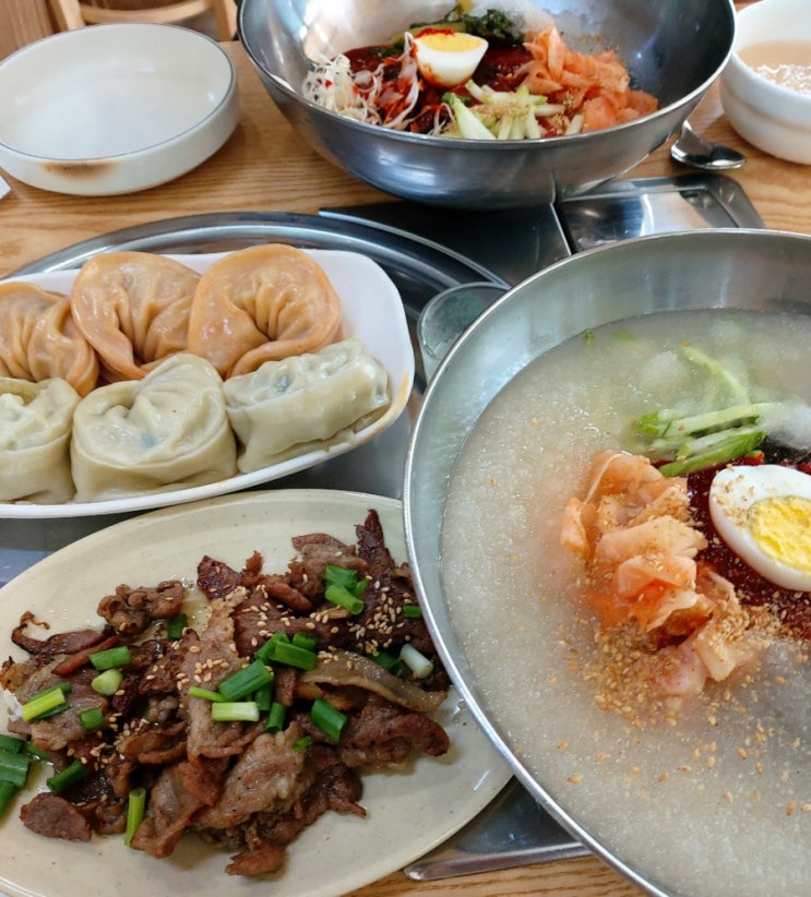  청주 율량동 부민세숫대야  냉면