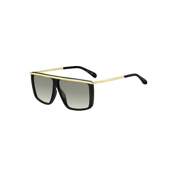 많이 찾는 447732 / NEW Givenchy GIV 7146 Sunglasses 02M2 Black Gold 100% AUTHENTIC ···