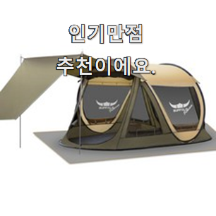  강력추천 캠핑텐트 상품 이러니 많이 찾는거 같아요.