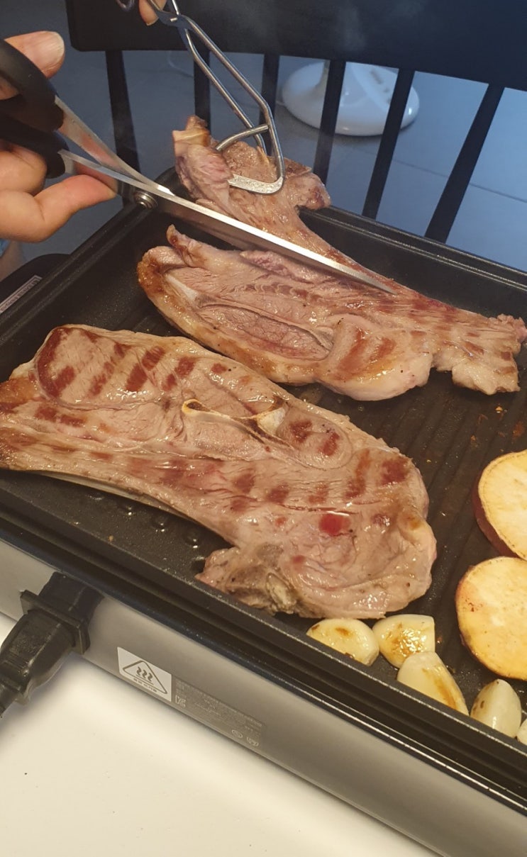  양고기먹방 양토마호크 양갈비 집에서도 맛있게 먹어요