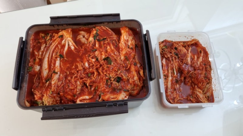 조선호텔 포기김치,홈쇼핑 구매 여름 배추김치도 맛있네(현대홈쇼핑 왕톡 김치)