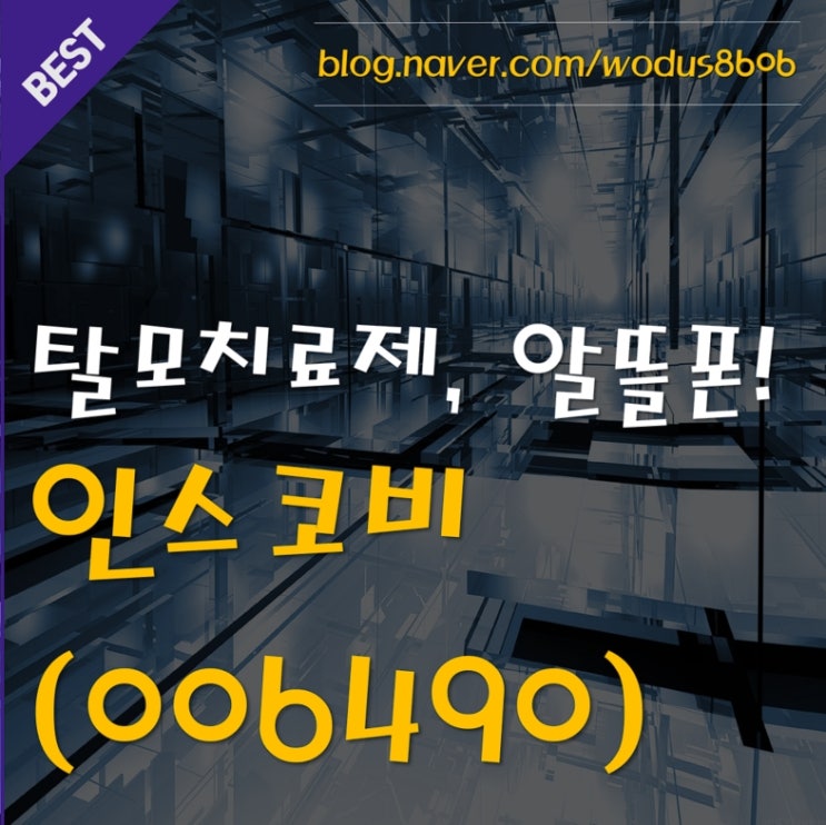  탈모치료제, 알뜰폰 인스코비(006490) 호재 및 주가 분석 정리