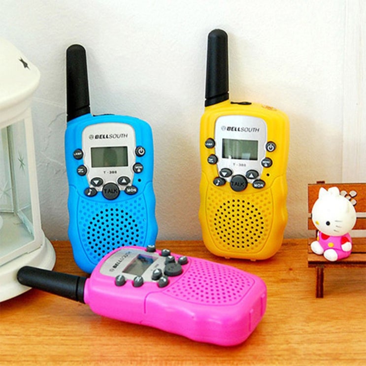 요즘 인기있는 매직스토어 가정용 어린이 무선 워키토키 장난감(2개세트)(사은품 포함) 생활무전기, 핑크 추천합니다
