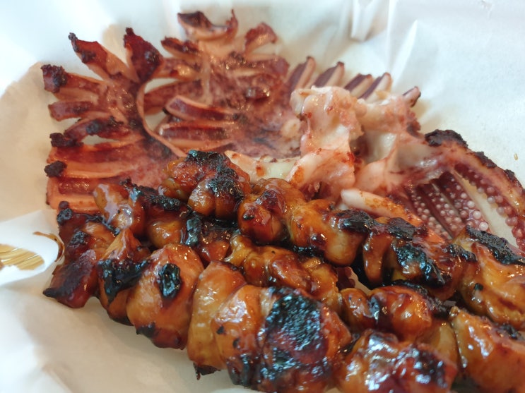  노브랜드 닭꼬치, 단짠단짠 맛나네~