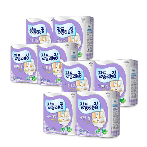 갓성비 좋은 잘풀리는집 키친타올 260매, 8팩, 2롤 좋아요 갓성비 좋은 잘풀리는집 키친타올 260매, 8팩, 2롤 좋아요