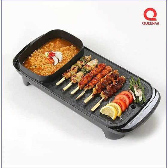후기가 좋은 퀸나 2IN1 멀티 전기 그릴 QNGR-2000B 반반 그릴 ··· 후기가 좋은 퀸나 2IN1 멀티 전기 그릴 QNGR-2000B 반반 그릴 ···