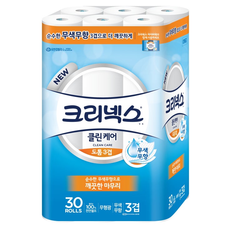 최근 인기있는 크리넥스 도톱 3겹 클린케어 화장지 25m, 30롤, 1팩 좋아요 최근 인기있는 크리넥스 도톱 3겹 클린케어 화장지 25m, 30롤, 1팩 좋아요